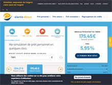 Tablet Screenshot of elantis-direct.be